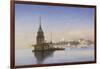 Leander's Tower with Constantinople Beyond-Carl Neumann-Framed Giclee Print