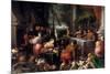 Leandro Bassano / 'The Rich Man and Lazarus', Second half 16th century, Italian School, Oil on c...-LEANDRO BASSANO-Mounted Poster