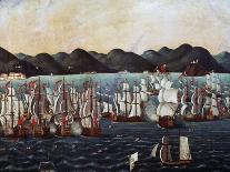 English Squadron Visiting Guanabara Bay-Leandro Joaquim-Giclee Print