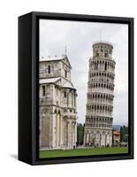 Leaning Tower Next to the Duomo Pisa, Pisa, Italy-Dennis Flaherty-Framed Stretched Canvas