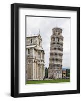 Leaning Tower Next to the Duomo Pisa, Pisa, Italy-Dennis Flaherty-Framed Photographic Print