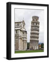 Leaning Tower Next to the Duomo Pisa, Pisa, Italy-Dennis Flaherty-Framed Photographic Print