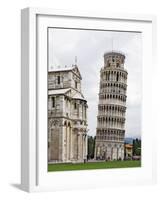 Leaning Tower Next to the Duomo Pisa, Pisa, Italy-Dennis Flaherty-Framed Photographic Print