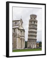 Leaning Tower Next to the Duomo Pisa, Pisa, Italy-Dennis Flaherty-Framed Photographic Print