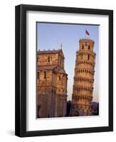 Leaning Tower of Pisa and Cathedral, Italy-Merrill Images-Framed Premium Photographic Print