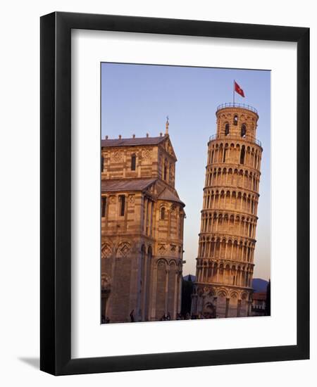 Leaning Tower of Pisa and Cathedral, Italy-Merrill Images-Framed Premium Photographic Print