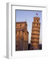 Leaning Tower of Pisa and Cathedral, Italy-Merrill Images-Framed Photographic Print