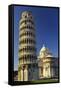 Leaning Tower of Pisa and Pisa Cathedral, Piazza Del Duomo, Pisa, Tuscany, Italy-Robert Francis-Framed Stretched Canvas