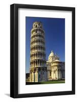 Leaning Tower of Pisa and Pisa Cathedral, Piazza Del Duomo, Pisa, Tuscany, Italy-Robert Francis-Framed Photographic Print