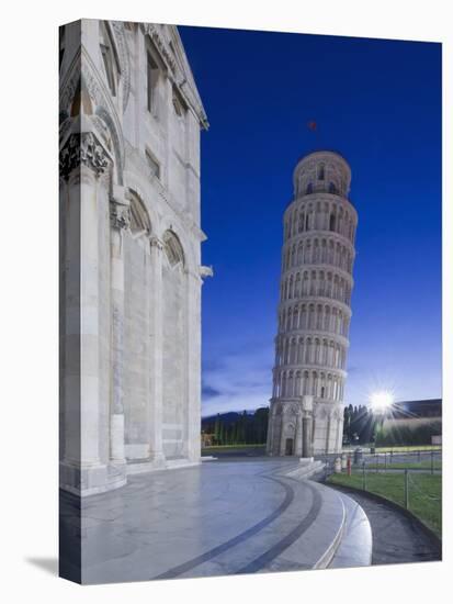 Leaning Tower of Pisa at Dawn, Pisa, Italy-Rob Tilley-Stretched Canvas