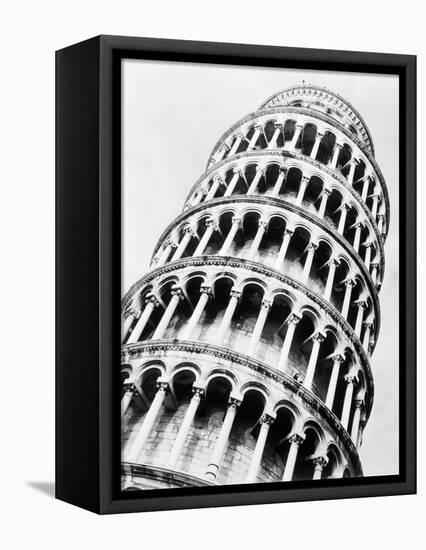 Leaning Tower of Pisa from Below-Bettmann-Framed Stretched Canvas