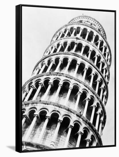 Leaning Tower of Pisa from Below-Bettmann-Framed Stretched Canvas