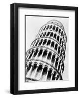 Leaning Tower of Pisa from Below-Bettmann-Framed Premium Photographic Print