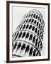 Leaning Tower of Pisa from Below-Bettmann-Framed Photographic Print