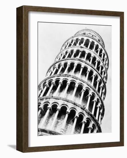 Leaning Tower of Pisa from Below-Bettmann-Framed Photographic Print