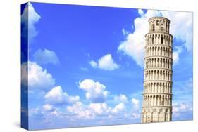 Leaning Tower of Pisa in Italy-frenta-Stretched Canvas