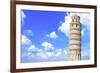 Leaning Tower of Pisa in Italy-frenta-Framed Photographic Print