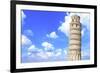 Leaning Tower of Pisa in Italy-frenta-Framed Photographic Print