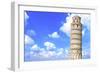 Leaning Tower of Pisa in Italy-frenta-Framed Photographic Print