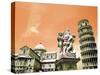 Leaning Tower of Pisa, Italy-Bill Bachmann-Stretched Canvas