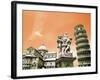 Leaning Tower of Pisa, Italy-Bill Bachmann-Framed Photographic Print