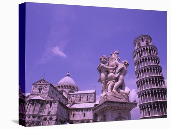 Leaning Tower of Pisa, Italy-Bill Bachmann-Stretched Canvas