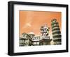 Leaning Tower of Pisa, Italy-Bill Bachmann-Framed Photographic Print