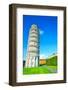 Leaning Tower of Pisa or Torre Pendente Di Pisa, Miracle Square or Piazza Dei Miracoli. Tuscany, It-stevanzz-Framed Photographic Print