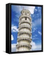 Leaning Tower of Pisa, Pisa, Italy-Miva Stock-Framed Stretched Canvas