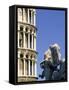 Leaning Tower of Pisa, UNESCO World Heritage Site, Pisa, Tuscany, Italy, Europe-Marco Cristofori-Framed Stretched Canvas