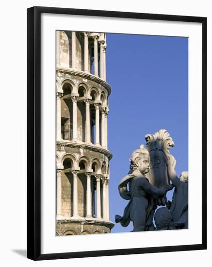 Leaning Tower of Pisa, UNESCO World Heritage Site, Pisa, Tuscany, Italy, Europe-Marco Cristofori-Framed Photographic Print