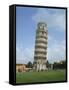 Leaning Tower of Pisa, UNESCO World Heritage Site, Pisa, Tuscany, Italy, Europe-Harding Robert-Framed Stretched Canvas