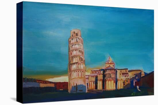 Leaning Tower of Pisa with Cathedral Square Italy-Markus Bleichner-Stretched Canvas