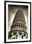 Leaning Tower of Pisa-Chris Bliss-Framed Giclee Print