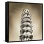 Leaning Tower of Pisa-Thom Lang-Framed Stretched Canvas