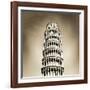 Leaning Tower of Pisa-Thom Lang-Framed Photographic Print