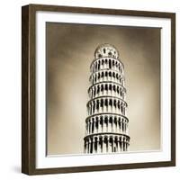 Leaning Tower of Pisa-Thom Lang-Framed Photographic Print
