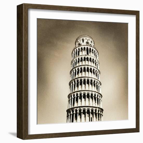 Leaning Tower of Pisa-Thom Lang-Framed Photographic Print