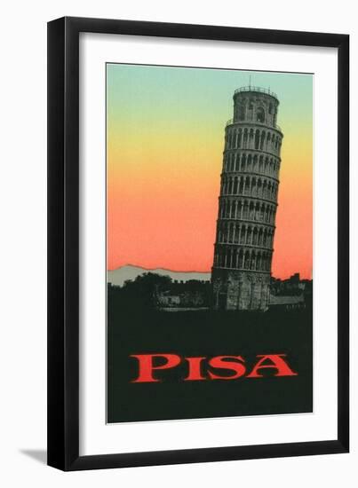 Leaning Tower of Pisa-null-Framed Art Print