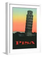 Leaning Tower of Pisa-null-Framed Art Print