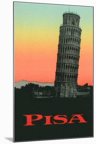 Leaning Tower of Pisa-null-Mounted Art Print
