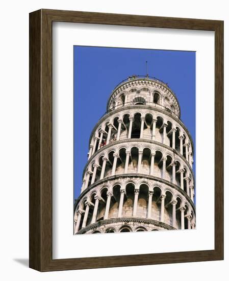 Leaning Tower, or Campanile, 179Ft High, 14Ft Out of Perpendicular, at Pisa, Tuscany, Italy-Rawlings Walter-Framed Photographic Print