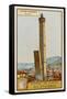 Leaning Towers of Bologna, Italy - La Garidenda and Torre Degli Asinelli-null-Framed Stretched Canvas