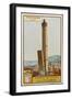 Leaning Towers of Bologna, Italy - La Garidenda and Torre Degli Asinelli-null-Framed Photographic Print