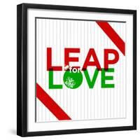 Leap for Love-null-Framed Art Print