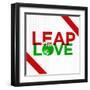 Leap for Love-null-Framed Art Print