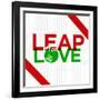 Leap for Love-null-Framed Art Print