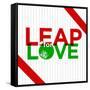 Leap for Love-null-Framed Stretched Canvas