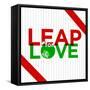 Leap for Love-null-Framed Stretched Canvas