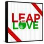 Leap for Love-null-Framed Stretched Canvas